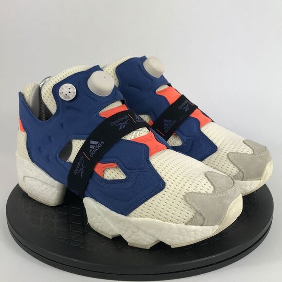 Instapump Fury x Adidas Boost 'Prototype' Blue/Orange FU9240 Men’s Size 7.5 - Picture 3 of 12